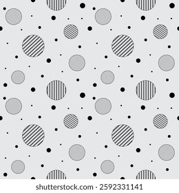 Circular geometric black and white patterns. Traditional seamless. Designs for print,fabric,clothing,wrap,scarf,bandana,pillows,decoration. Vector Illustration.