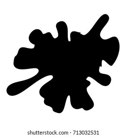 Circular geometric motif. Abstract grayscale op-art element