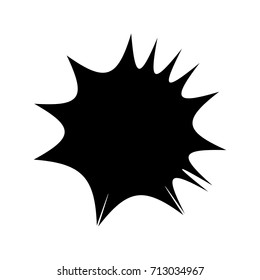 Circular geometric motif. Abstract grayscale op-art element