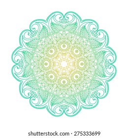 circular geometric ornament