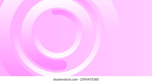 Circular Geometric Pink Background. circle background, pastel background.