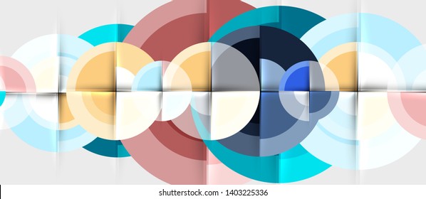 Geometrisches Modell, Vektorhintergrund für Geschäftspräsentationen