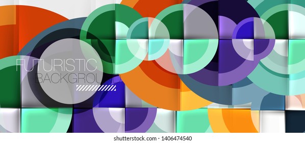 Geometrisches Modell, Vektorhintergrund für Geschäftspräsentationen