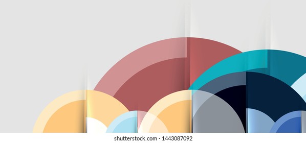 Geometrisches Modell, Vektorhintergrund für Geschäftspräsentationen