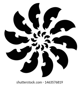Circular geometry. Circular / concentric abstract design element