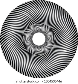 Circular geometry design element. Vector illustration