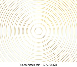Diseño circular de fondo de lujo dorado