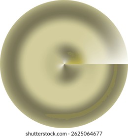 A circular gradient with soft olive and pale yellow tones, radiating from a slightly off-center bright point. 11.