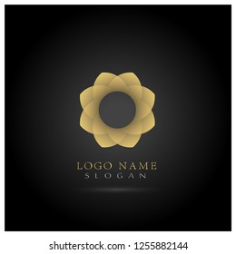 Circular Gradient & Transparent Logo. Icon & Symbol Vector Template.