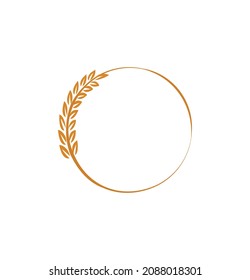 
Circular Grain Food Logo Elements svg