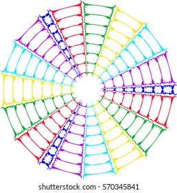 Circular Graphic Ideal for Presentations and Displaying Information