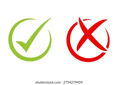 Iconos marca verificación verde