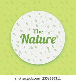 circular greeting card ornament vector
