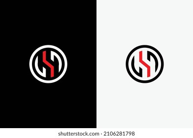 Circular H monogram logo design