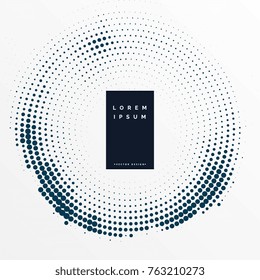 circular halftone abstract background design