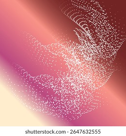 illustration vectorielle d'arrière-plan Image vectorielle de points en demi-teintes circulaires.
Bon pour la bannière, l'affiche, la carte de voeux, la carte de fête, l'invitation, la template, la publicité, la campagne et les moyennes sociales. 

