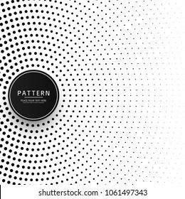 Circular Halftone Pattern Background