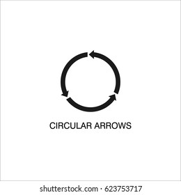 Circular icon vector illustration on white background.