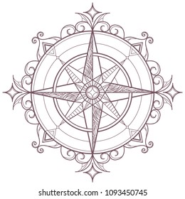 Circular intricate mandala design for coloring