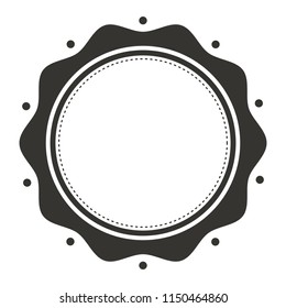 Circular Lace Stamp Icon