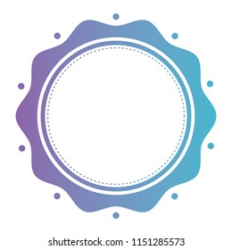 circular lace stamp icon