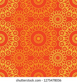 circular lacy seamless pattern, abstract colorful background, texture.