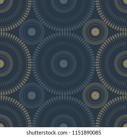 Circular large scale seamless pattern