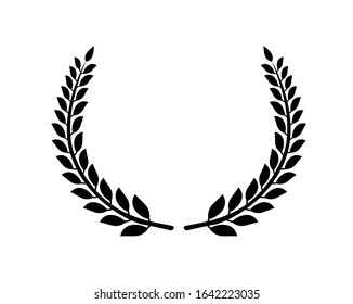 Circular Laurel Foliate Vector Icon