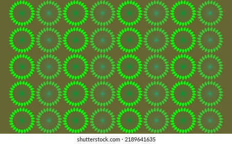 circular leaf motif, batik motif, circular leaf background