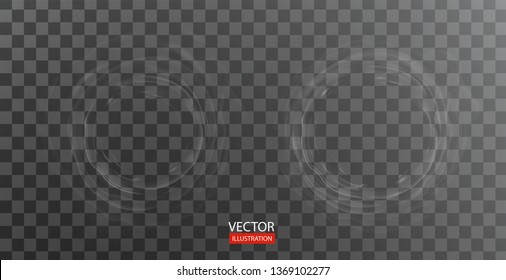 	
Circular lens flare transparent light effect. Rotational glow line. Scratch marks. Glowing ring trace background. Shiny frame. Magic sparkling swirl, trail for game and video animation.