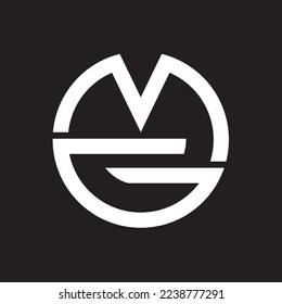 letra circular mg logo
