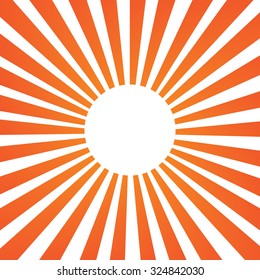 circular light scattered behind
