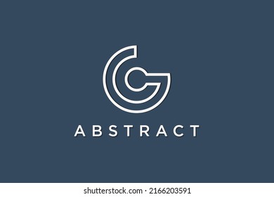 logotipo de letra circular g