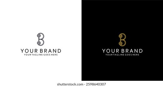 The circular line symbol logo gives an elegant dynamic impression
