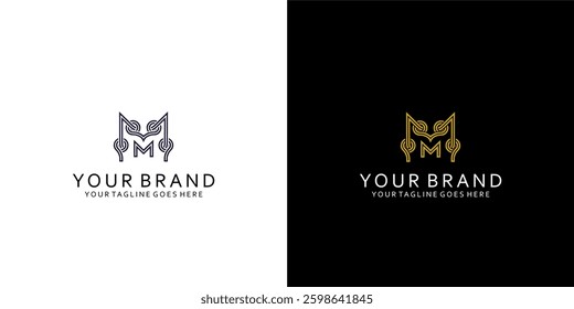 The circular line symbol logo gives an elegant dynamic impression