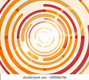 Circulación de líneas, fondo abstracto geométrico. Ilustración del vector