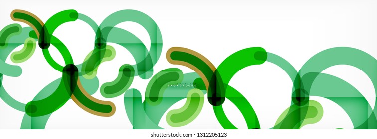 Circular lines design background, vector circle