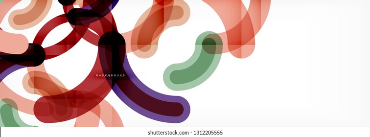 Circular lines design background, vector circle