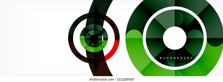Circular lines design background, vector circle