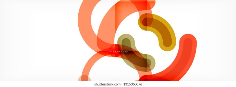 Circular lines design background, vector circle
