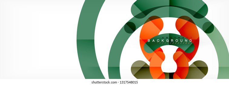 Circular lines design background, vector circle