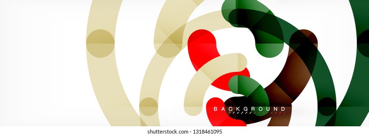 Circular lines design background, vector circle