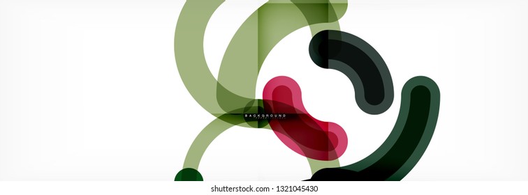 Circular lines design background, vector circle