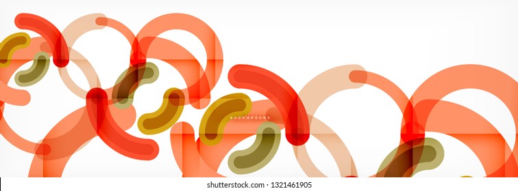 Circular lines design background, vector circle