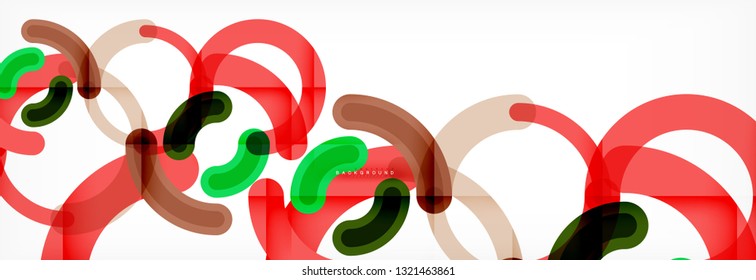 Circular lines design background, vector circle