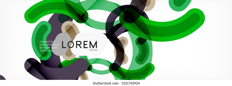 Circular lines design background, vector circle