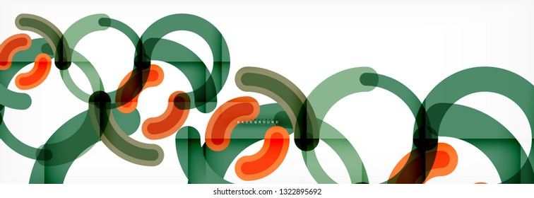 Circular lines design background, vector circle