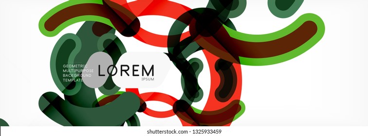 Circular lines design background, vector circle