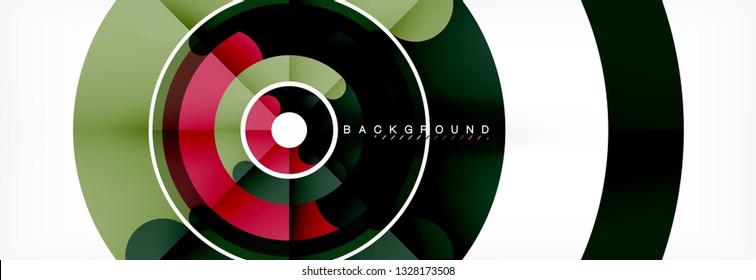 Circular lines design background, vector circle