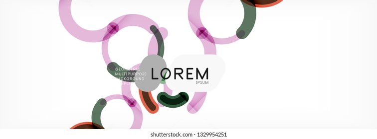 Circular lines design background, vector circle